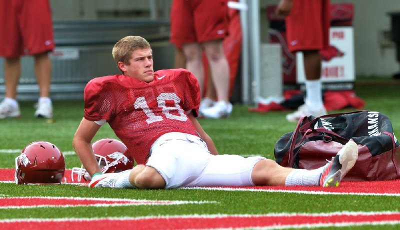 Arkansas kicker Zack Hocker said he shouldn’t have any trouble getting a touch back this season after a new NCAA rule moved kickoffs to the 35-yard line. “I’ll be ready to blast it,” Hocker said. 