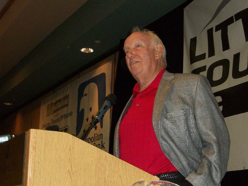 Former football coach John Robinson was 3-2 in his career at Southern California and UNLV against the Arkansas Razorbacks. 