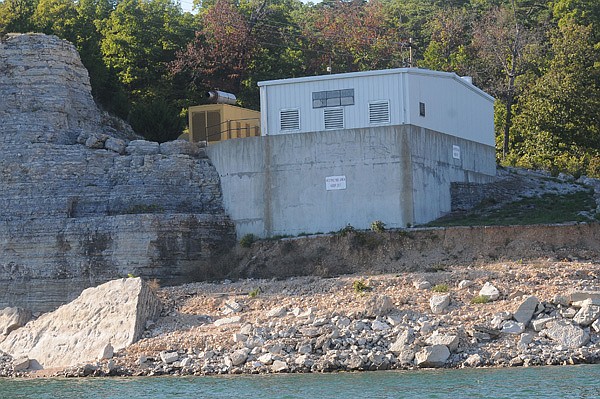 The intake for the Benton-Washington Water Association is along Beaver Lake about 2 miles east of Prairie Creek park.