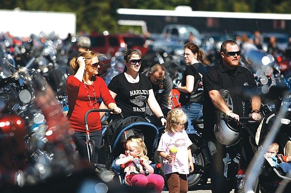 Bikes, Blues & BBQ claims to be one of the most family-friendly motorcycle rallies in the country. The event attracts thousands of visitors of all ages to the area each year. 