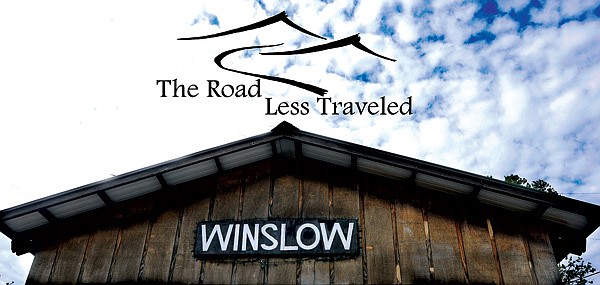 Brooke McNeely Galligan and Gary Morris-Mansee, first-time filmmakers, created the documentary “The Road Less Traveled,” which talks about U.S. 71 and the town of Winslow. The documentary will be screened Monday at the Fayetteville Public Library. 