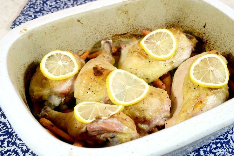 Roasted Chicken With Garlic and Lemon 
