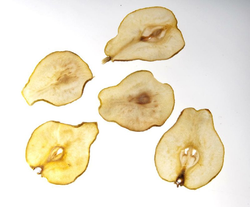 Crisp and sweet Pear Chips are easy to make at home. 