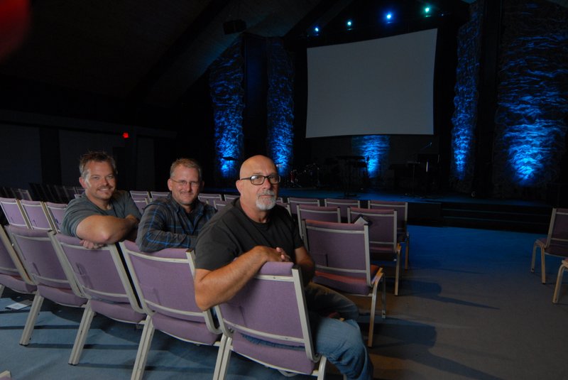 From the left, Scott Harness, Keith Medlock and Russell Stewart, pastors at ThatChurch.com.