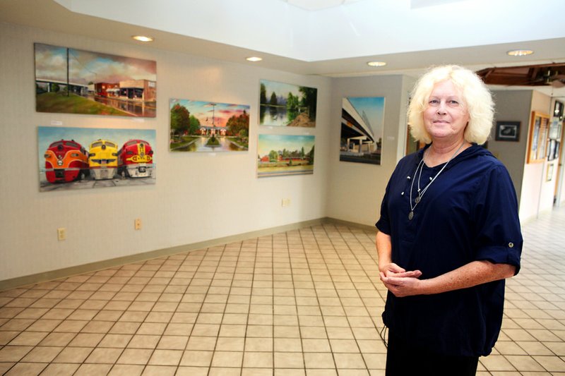 Several of RB McGrath’s paintings were set to be unveiled at the Jacksonville City Hall on Thursday. The paintings, which depict scenes around Jacksonville, are permanently on display.