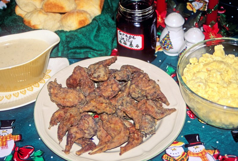 Fried squirrel has been a favored entrée on Arkansas dinner tables since the time of pioneers.