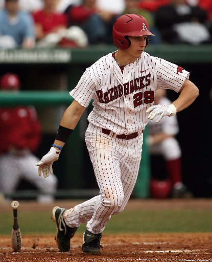 First baseman Eric Fisher had three hits, including two with the bases loaded, on Thursday. 