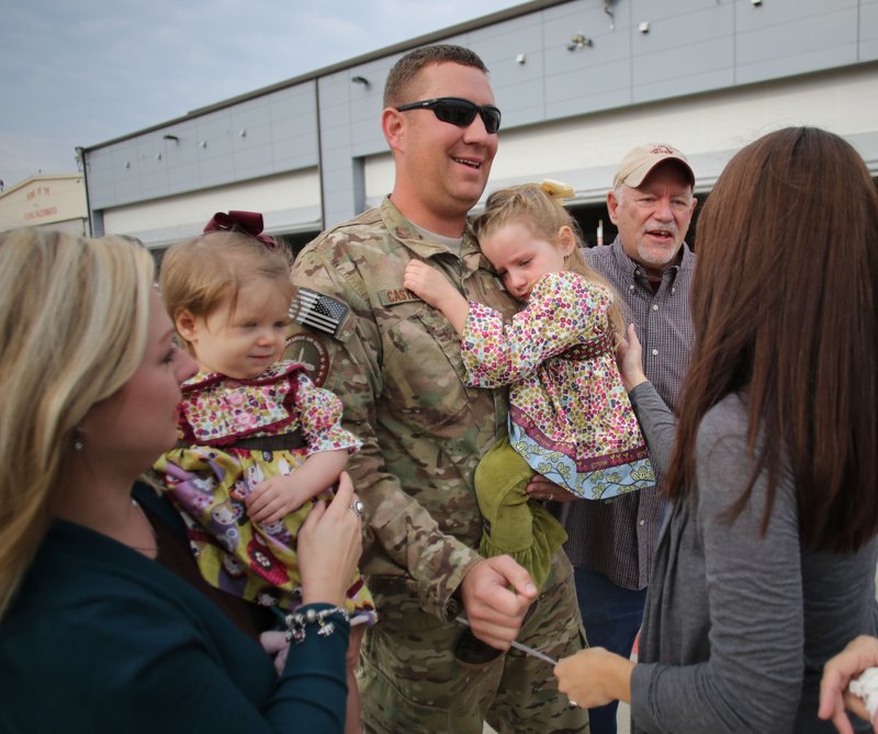 About 300 Airmen returned Friday morning from Bagram Airfield in Afghanistan.