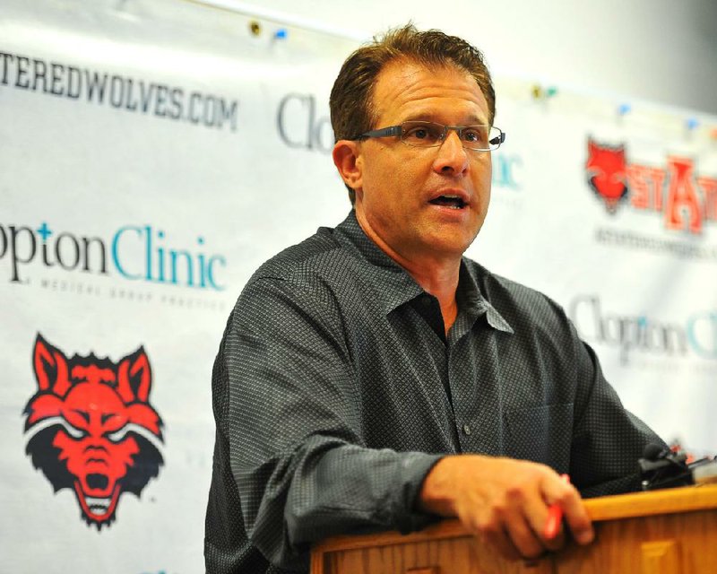 Coach Gus Malzahn and the Arkansas State Red Wolves have key games today against North Texas and Thursday against Louisiana-Monroe that could position them for a conference championship and one of two guaranteed bowl bids for the Sun Belt Conference. “We’re playing for a conference championship,” Malzahn said. “That was our No. 1 goal. That’s still a possibility.” 
