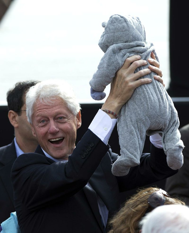 Former President Bill Clinton campaigns for President Barack Obama on Sunday in Concord, N.H. 