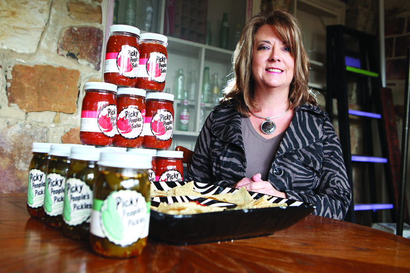 Judy Balderree started Juju’s Kitchen in January and currently produces two styles of salsa and sweet dill pickles. Her products are available in about 75 stores.