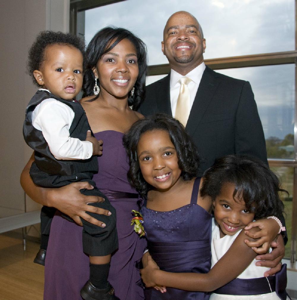 Arkansas Democrat Gazette/CARY JENKINS
Elizabeth and James Williams with their children James, Jordan and Kendall