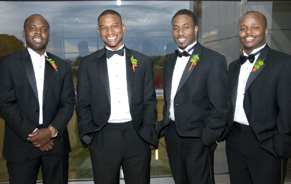 Arkansas Democrat Gazette/CARY JENKINS
Courtney Grigsby of Houston, D'Marcus Ingram of Little Rock, Corey Alexander of Conway and Brien Macon of Little Rock