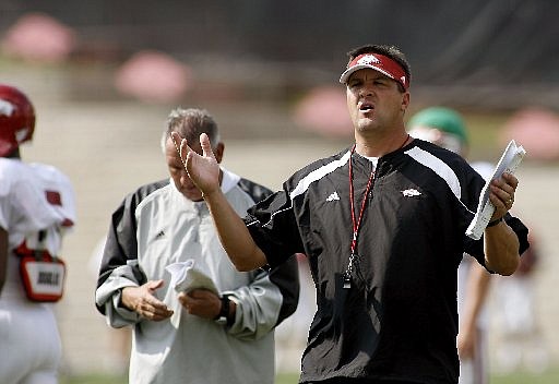 Kirk Botkin was on Bobby Petrino's first staff at Arkansas. Now he's an assistant coach for South Carolina. 