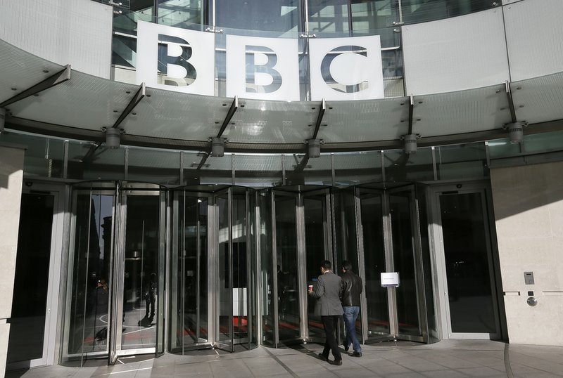 A general view of the BBC headquarters in London, Sunday, Nov, 11, 2012. 