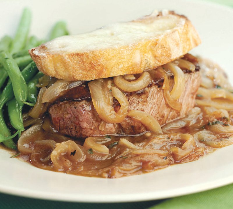 A Bistro-style Steak Dinner Treat: French Onion Beef Tenderloin