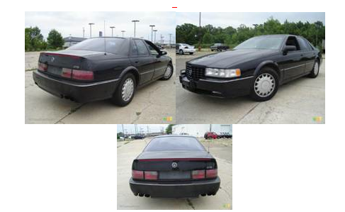 The Little Rock Police Department this week released these photos of a dark-colored Cadillac Seville to show what a vehicle that may be tied to an October homicide would look like.