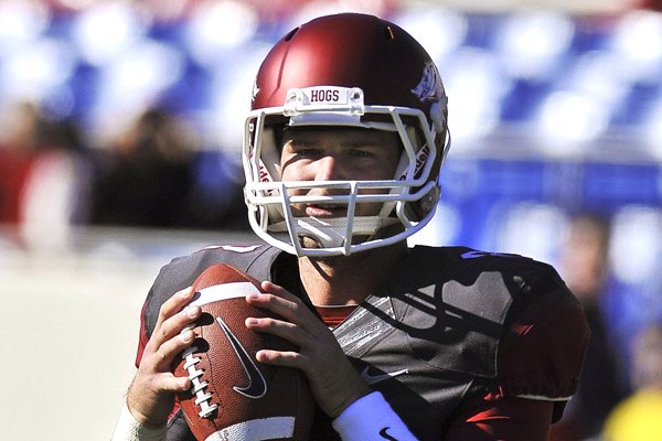 Arkansas quarterback Tyler Wilson could be one of the top three quarterbacks taken in the 2013 NFL Draft. 