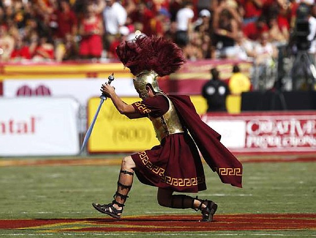 UCLA has informed Southern California that it’s drum major will not be allowed to plant his sword at midfield, at least if the band expects to play at halftime. 