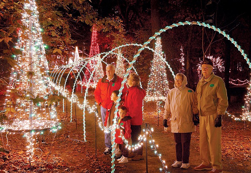 Visitors to Garvan Woodland Gardens during the holiday season can see more than 2 million lights illuminating 17 acres of landscaped grounds featuring regional plants, trees and flowers. The lights can be seen nightly through Dec. 31.