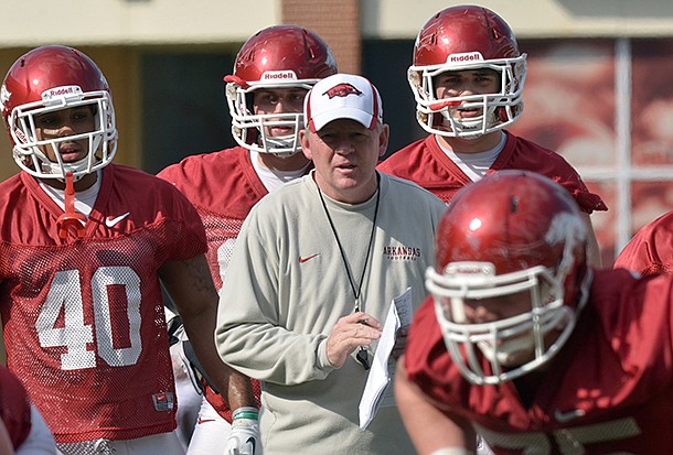 Bobby Petrino was a combined 75-26 in stops at Louisville and Arkansas, but 3-10 in his brief NFL stint with the Falcons. 