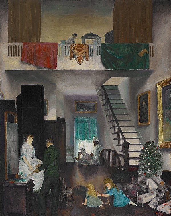 George Wesley Bellows’ 1919 work The Studio is one of three pieces on loan to the Metropolitan Museum of Art in New York from Crystal Bridges Museum of American Art in Bentonville. 