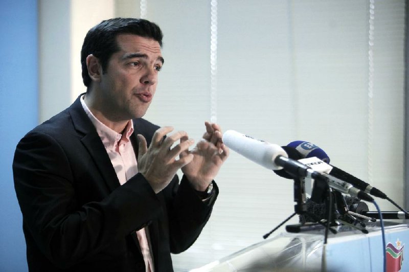 Alexis Tsipras, head of Greece’s main opposition party, said Wednesday in Athens that bailouts are a “dead end” and “catastrophic” for Europe. 
