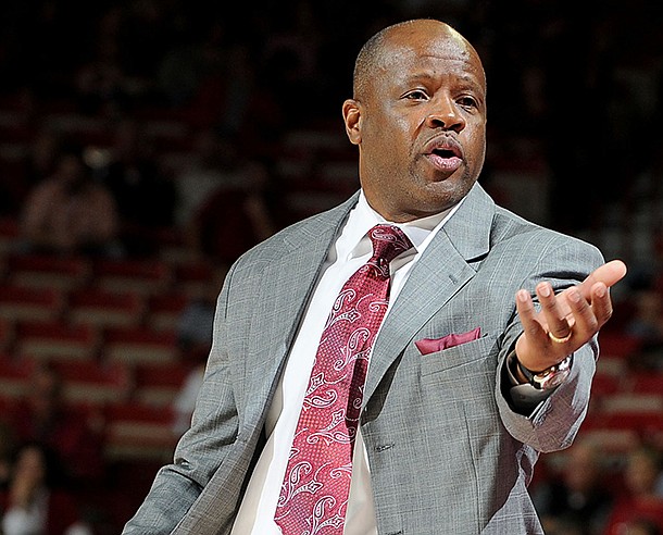 Mike Anderson is recruiting the son of an Arkansas legend. 