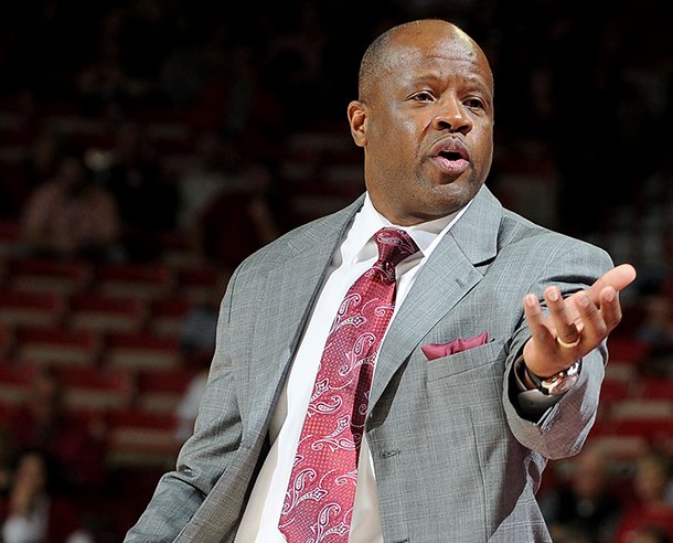 Mike Anderson is recruiting the son of an Arkansas legend. 