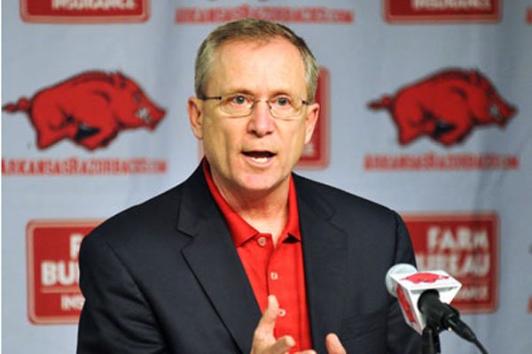 Arkansas Athletic Director Jeff Long officially announced Saturday that John L. Smith will not return as coach but gave no more details on the search. 