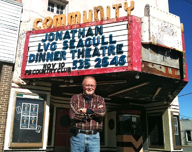 Jack Stradley plans to fix up the Community Theater in downtown Pine Bluff and make it part of an entertainment district. 