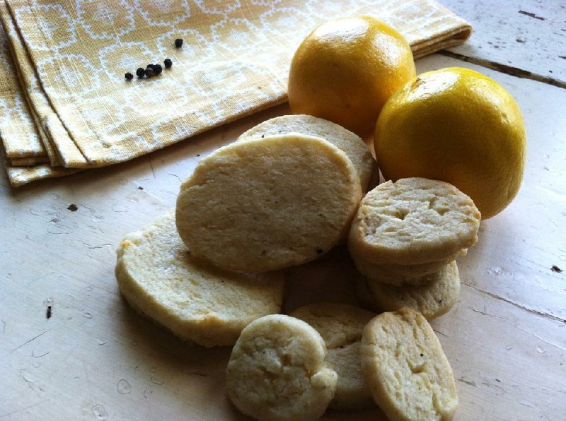 Meyer Lemon and Black Pepper Cookies 