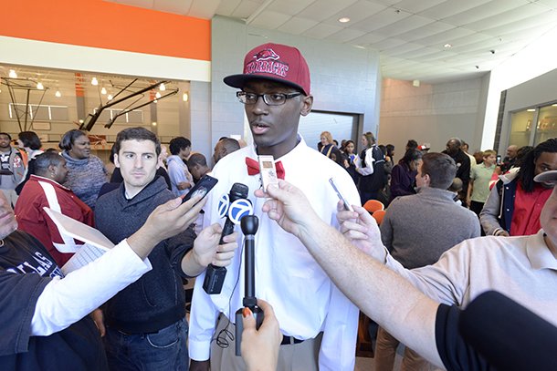 Arkansas signee Bobby Portis, a Little Rock Hall senior, is one of several notables who will participate in the Battle of the Border. 