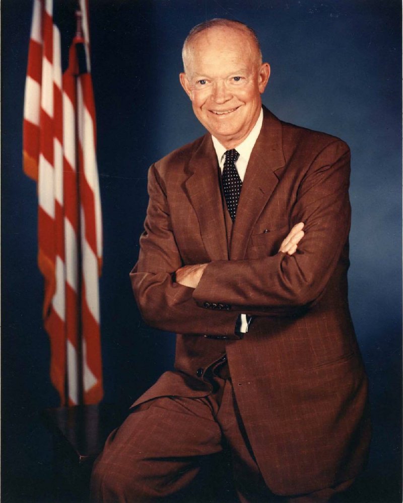 President Eisenhower in 1956 