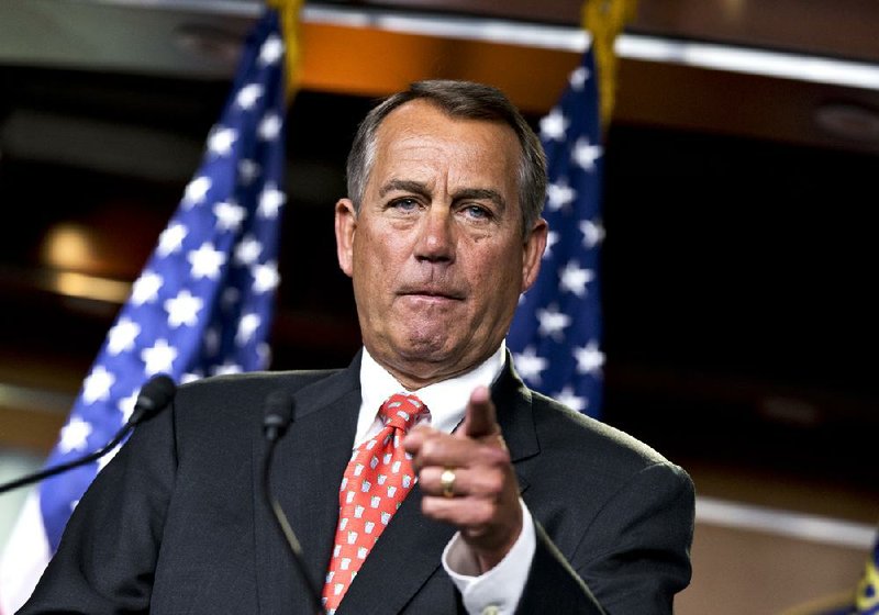 “I am disappointed in where we are” on the budget talks, House Speaker John Boehner said Thursday on Capitol Hill. 
