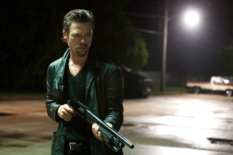 Jackie Cogan (Brad Pitt) is a hitman called on to restore equilibrium to the underworld in Andrew Dominik’s Killing Them Softly.

