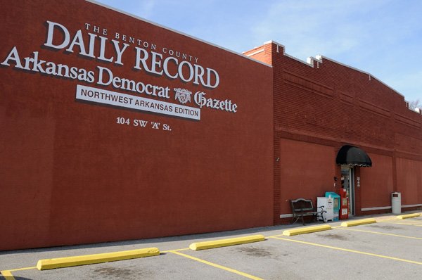 The Benton County Daily Record building in a 2012 file photo.