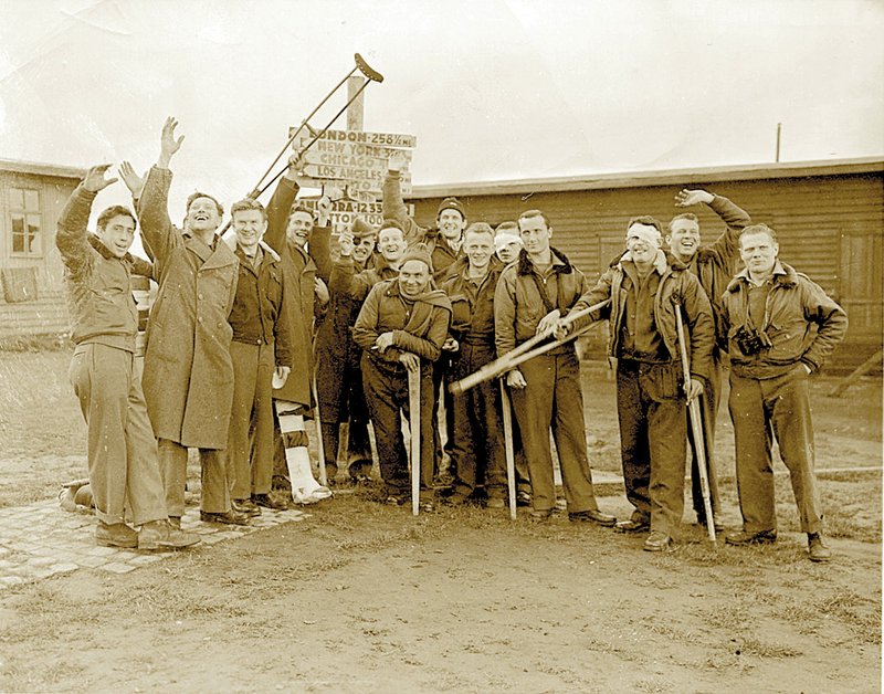 These American POWs were liberated in 1945 from Dulag Luft near Wetzlar, Germany. Of the 93,941 American soldiers who surrendered to the Germans, 1,121 died in captivity. Their stories are told in “Guests of the Third Reich,” a new exhibition at the National World War II Museum in New Orleans. 