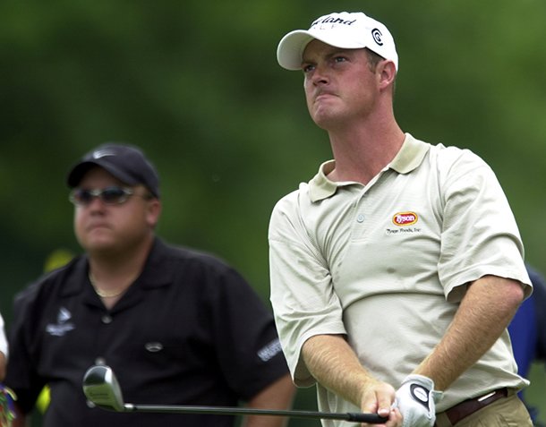 Tag Ridings, pictured in this 2009 photo at the Fort Smith Classic, qualified Monday for the PGA Tour. 