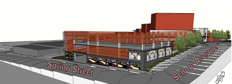 The Fayetteville City Council reviewed three locations for a downtown parking deck Tuesday. Mayor Lioneld Jordan, city staff and a team of hired consultants recommended locating the parking deck on the southeast corner of the Walton Arts Center property, at Spring Street and School Avenue.