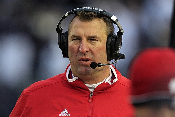 Many coaches’ names were mentioned in newspapers and on television and radio, but Arkansas Athletic Director Jeff Long kept his cards so close to his vest that he shocked the whole nation when it was announced that Wisconsin’s Bret Bielema was Arkansas’ new head coach.