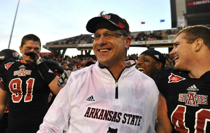 Gus Malzahn looked happy to be Arkansas State’s head coach three days ago. Now, he’s happier to be at Auburn. 