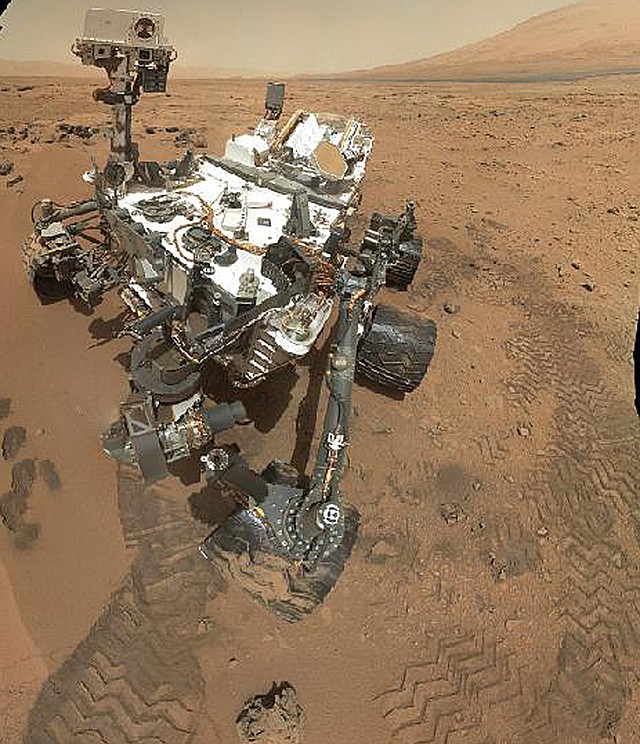 So far, there is no definitive evidence that Mars has the chemical ingredients to support life, according to test results released by NASA on Monday. This image released by NASA shows the work site of NASA’s rover Curiosity.