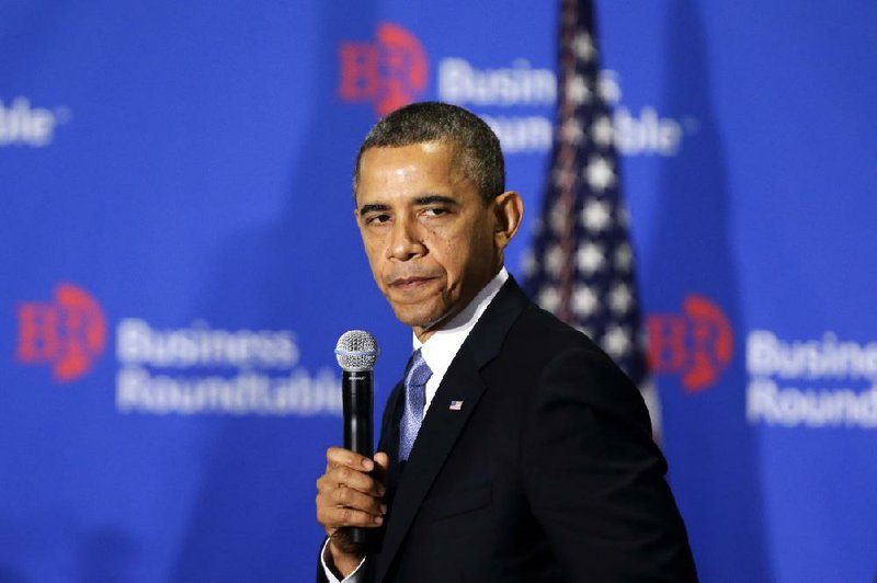 President Barack Obama, addressing business leaders Wednesday, said a fiscal solution is “not that tough.” 