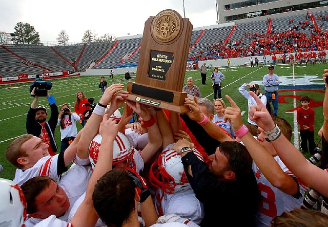 Harding Academy won its fifth state championship and its first since 2002. It was the Wildcats’ eighth state final appearance. 