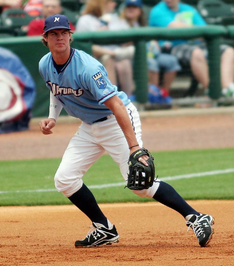 Northwest Arkansas Naturals outfielder Wil Myers was included in a multiplayer trade between the Kansas City Royals and the Tampa Bay Rays. 