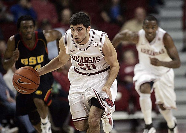 Kikko Haydar, shown in this 2011 file photo, hit all four of his 3-point attempts at Michigan last Saturday. 