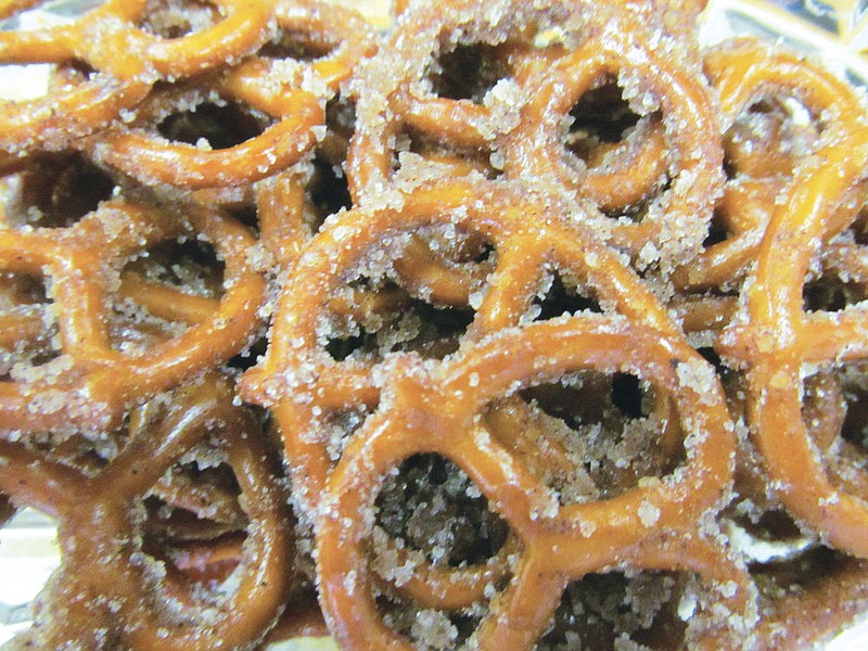Warm and spicy cinnamon sugar coats the tiny pretzels for a perfect salty sweet and crunchy holiday snack. Make a double batch, and share something special with friends and family.
