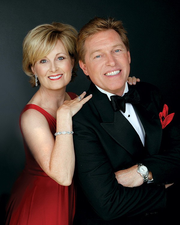 Although they enjoy separate careers, vocalists Steve Amerson and Laurie Gayle Stephenson often join forces in concert, particularly at Christmastime. The duo will perform with the Arkansas Philharmonic Orchestra on Sunday. 