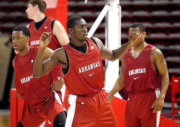 Fred Gulley, who transferred from Oklahoma State in January, will play his first game for Arkansas on Saturday. 